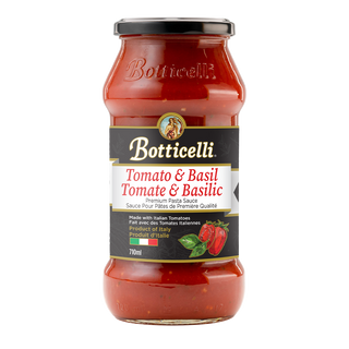 Botticelli Premium Pasta Sauce Tomato & Basil 710mL