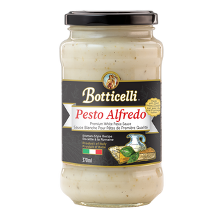 Botticelli Premium White Pasta Sauce Pesto Alfredo 370mL