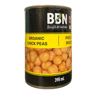 Benefits By Nature Organic Chickpeas 398mL