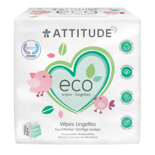 Attitude Baby Wipes 216 Counts