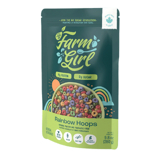 Farm Girl Cereal Rainbow Hoops Keto Vegan 280g