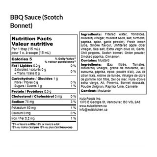 Kula BBQ Sauce Scotch Bonnet 250mL