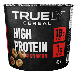 Truely Cereal Protein Cereal Cinnamon 40g