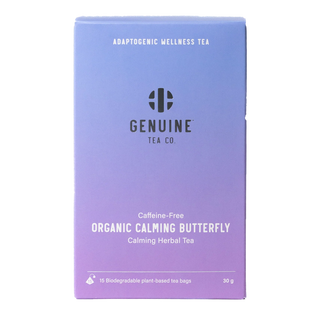 Genuine Tea Organic Tea Calming Butterfly 15 Tea Bags