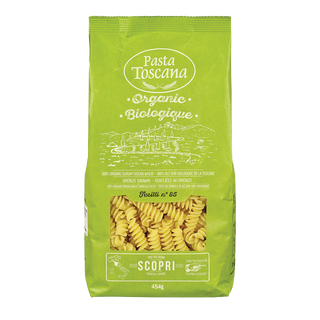 Pasta Toscana Organic Durum Wheat Semolina Pasta Fusilli Super 454g