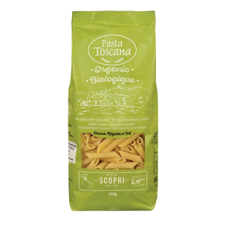 Pasta Toscana Organic Durum Wheat Semolina Pasta Penne Rigate 454g