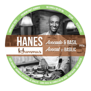 Hanes Hummus Hummus Avocado & Basil Vegan Gluten Free 283g