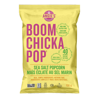 Angie's Boom Chicka Pop Popcorn Sea Salt 136g