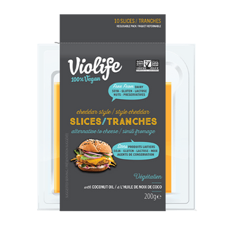 Violife Cheese Slices Cheddar Style 200g