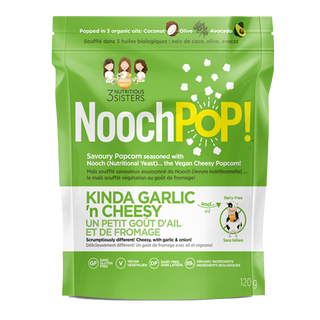 NoochPop Popcorn Kinda Garlic N' Cheesy 120g