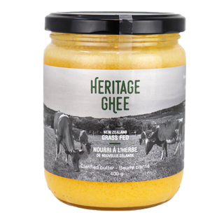 Heritage Ghee New Zealand Ghee Grass Fed 400g