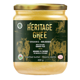 Heritage Ghee New Zealand Ghee Grass Fed Organic 400g