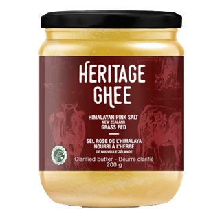 Heritage Ghee New Zealand Ghee Grass Fed Himalayan Pink Salt 200g