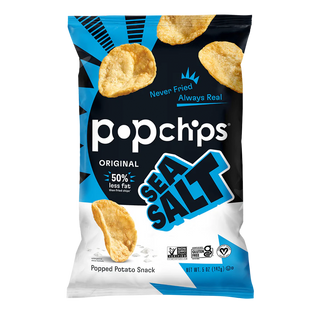 Popchips Popped Potato Snack Sea Salt 142g