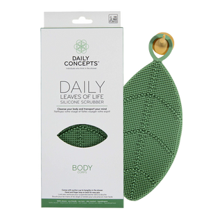 Daily Concepts Body Scrubber Silicone Leaves of Life