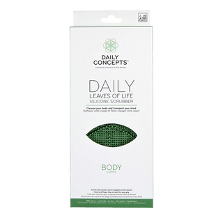 Daily Concepts Body Scrubber Silicone Leaves of Life