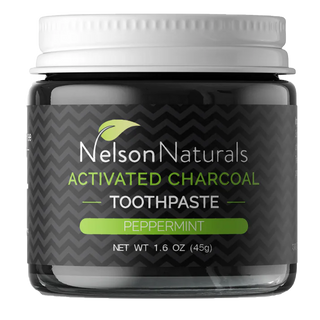 Nelson Naturals Toothpaste Activated Charcoal Peppermint 45g