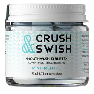 Nelson Naturals Mouthwash Tablets Crush & Swish Mint 50g