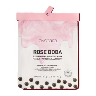 Avatara Illuminating Hydrogel Mask Rose Boba 30g