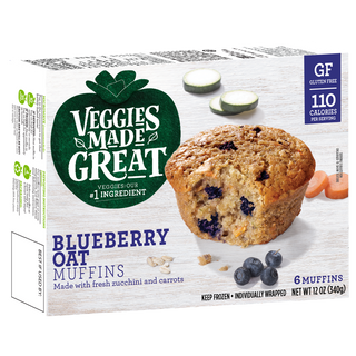 Veggies Made Great Gluten Free Muffins Blueberry Oat 340g