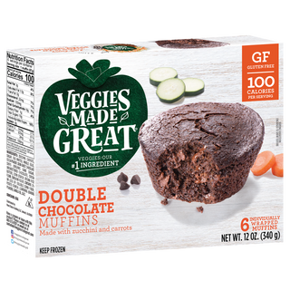 Veggies Made Great Gluten Free Muffins Double Chocolate 340g