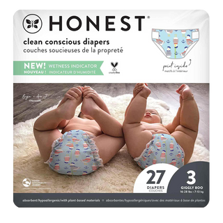 The Honest Co Diapers Size 3 Feeling Nauti 27 Counts