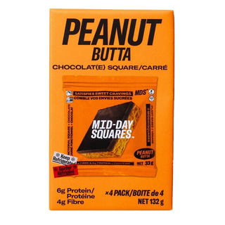 Mid-Day Squares Peanut Butta Chocolate 4 Pack 132g