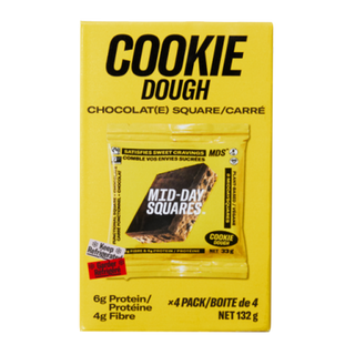 Mid-Day Squares Cookie Dough Chocolate 4 Pack 132g