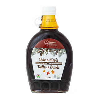 Canadian Heritage Organics Date & Maple Syrup 375mL