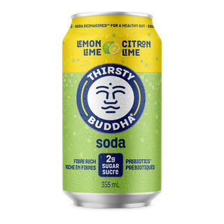 Thirsty Buddha Soda Lemon Lime 355mL