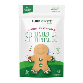 Pure Food Sprinkles Holiday Cheer 142g