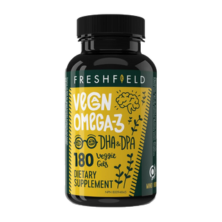 Freshfield Vegan Omega-3 DHA & DPA 180 Veggie Caps