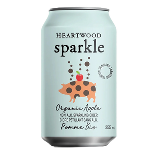 Heartwood Sparkle Non-Alcoholic Sparkling Cider Organic Apple 355mL