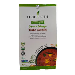 Food Earth Organic Simmer Sauce Tikka Masala 300mL