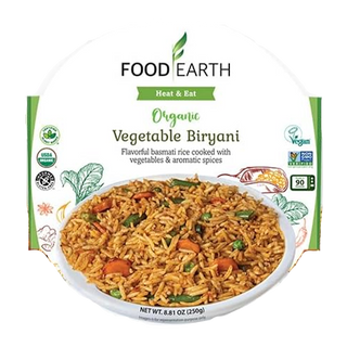 Food Earth Organic RTE Vegetable Biryani 250g