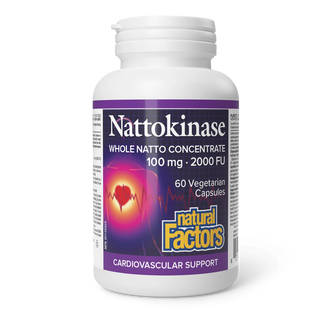 Natural Factors Nattokinase 100mg 60 Veggie Caps