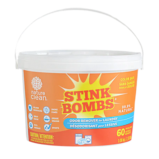 Nature Clean Stink Bombs Odor Remover For Laundry 60 Counts