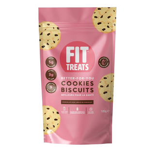 Fit Treats Better-For-You Cookies Chocolate Chip 125g