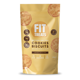 Fit Treats Better-For-You Cookies Lemon Zest 125g