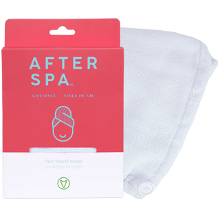 After Spa Hair Towel Wrap White