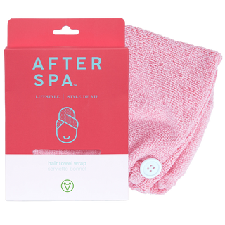 After Spa Hair Towel Wrap Pink