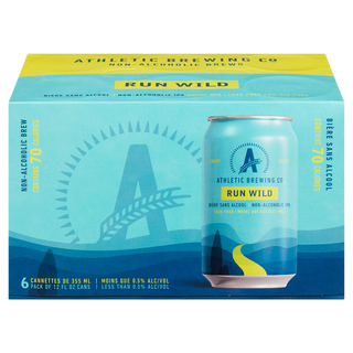 Athletic Brewing Non-Alcoholic Beverage Run Wild 6x355mL