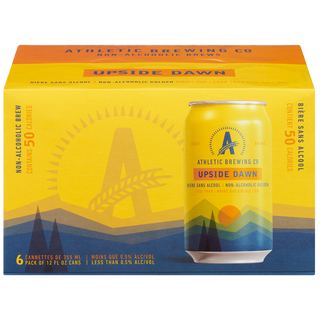 Athletic Brewing Non-Alcoholic Beverage Upside Dawn 6x355mL