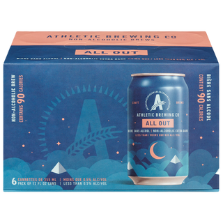 Athletic Brewing Non-Alcoholic Beverage All Out 6x355mL