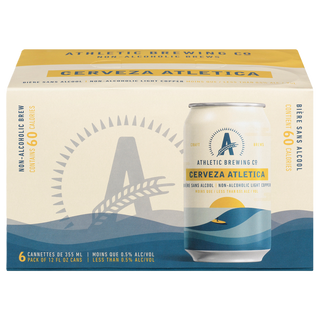 Athletic Brewing Non-Alcoholic Beverage Cerveza Atletica 6x355mL