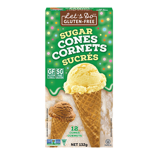 Let's Do Organic Sugar Cones Gluten Free 12 Packs