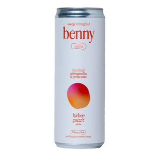 Benny Energy Drink Balance Peach Lychee 355mL