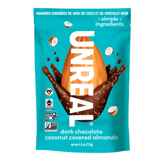 Unreal Dark Chocolate Coconut Covered Almonds 113g