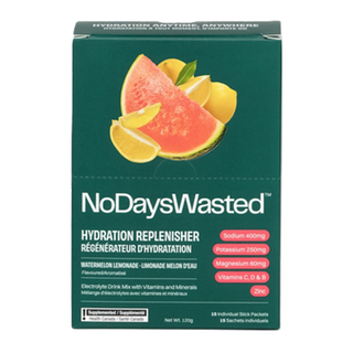 No Days Wasted Hydration Replenisher Watermelon Lemonade 15x8g