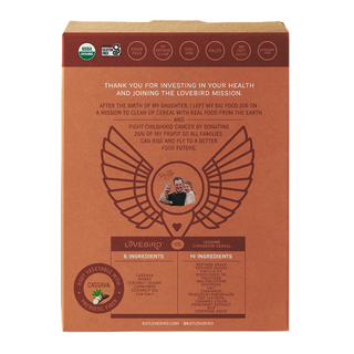 Lovebird Organic Grain-Free Cereal Cinnamon 198g